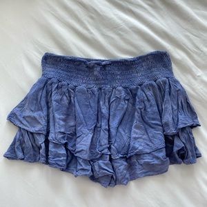 Mustard Seed Tie-Dye Blue Skort - Size L